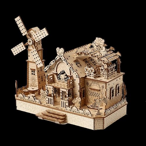 UpGLeuch 3D Holzpuzzle Erwachsene mit Licht, Modellbausatz Holz, DIY 3D Architektur Modellbau Holz, Vintage 3D Holzbausatz Heimdekoration Desktop Spielzeug Erwachsene und Kinder UpGLeuch 3D Holzpuzzle Erwachsene mit Licht, Modellbausatz Holz, DIY 3D Architektur Modellbau Holz, Vintage 3D Holzbausatz Heimdekoration Desktop Spielzeug Erwachsene und Kinder von UpGLeuch