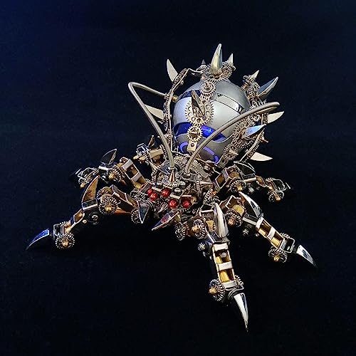 UpGLeuch 3D Metall Puzzle Spinne Modellbausatz mit Lautsprecher,DIY 3D Metall Mechanisches Modell Erwachsener mit Werkzeugsatz,3D Metall Modellbausatz Desktop Spielzeug Geschenke von UpGLeuch