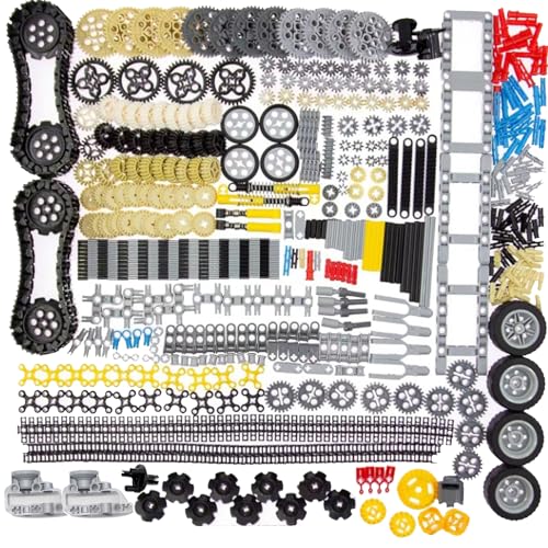 UpGLeuch 918Teile Technik Ersatzteile Set mit Räder Reifen und Kettenglieder für Major Technik Modellbausatz, Technik Getriebe Teile mit Stifte, Klemmbausteine Technik Zahnräder und Axles UpGLeuch 918Teile Technik Ersatzteile Set mit Räder Reifen und Kettenglieder für Major Technik Modellbausatz, Technik Getriebe Teile mit Stifte, Klemmbausteine Technik Zahnräder und Axles von UpGLeuch