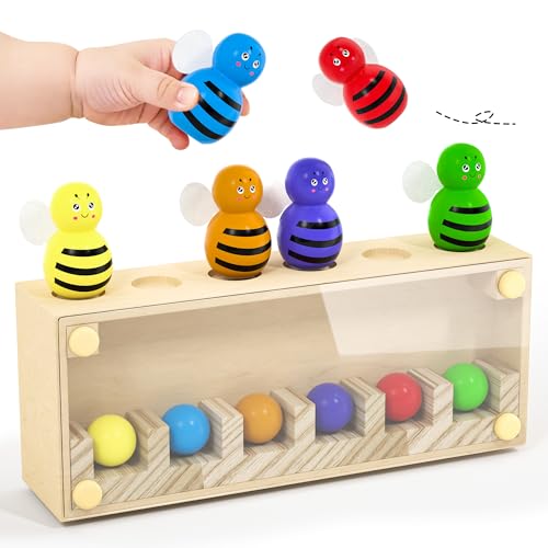 Montessori Holz Spielzeug für ab 3 Jahre Farbe Sortierspiel Kinderspielzeug Geschenk für Junge und Mädchen Memory Spiel ab 3 4 5 Jahr Montessori Holz Spielzeug für ab 3 Jahre Farbe Sortierspiel Kinderspielzeug Geschenk für Junge und Mädchen Memory Spiel ab 3 4 5 Jahr von Uping