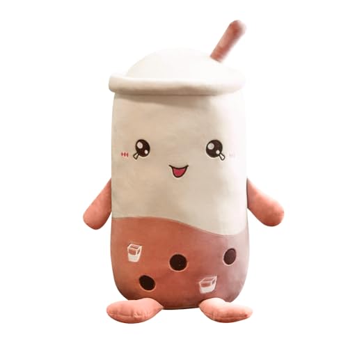 Uposao 24CM Bubble Tea Plüschtier, Plüsch Kissen Milchtee Softpuppe Teetasse Kissen Gefüllte Umarmungskissen Kuscheltiere Schlafkissen Plüschpuppen Kinderspielzeug Geburtstagsgeschenk,Kaffee von Uposao