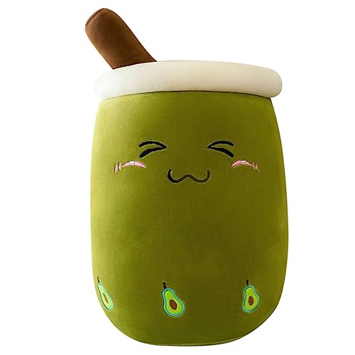 Uposao Bubble Tea Plüschtier Kuscheltier,24CM Cartoon Plüsch Puppen Lustiges Obst Komfort Umarmungskissen Milchtee Teetasse Kissen Stofftier Süßes Geschenk Für Kinder Erwachsene Geburtstag von Uposao