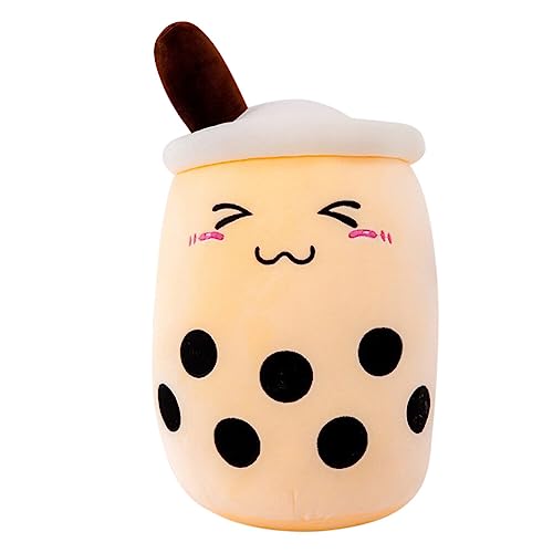 Uposao Bubble Tea Plüschtier Kuscheltier,35CM Cartoon Plüsch Puppen Lustiges Obst Komfort Umarmungskissen Milchtee Teetasse Kissen Stofftier Süßes Geschenk Für Kinder Erwachsene Geburtstag von Uposao