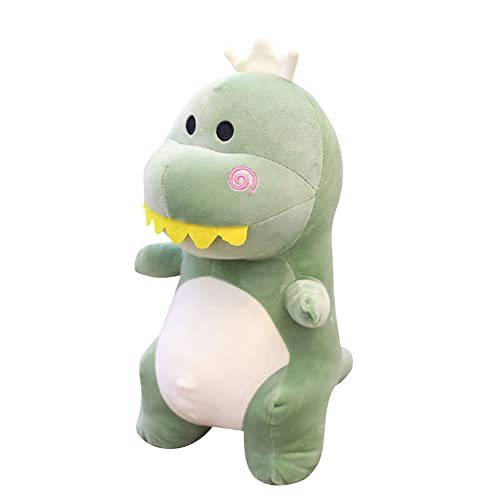 Uposao Dinosaurier Plüschtiere,30CM Dino Plüschpuppe Kuscheltier Kuschelkissen Stofftierpuppe Plüsch Spielzeug Weiche Dekokissen Tierspielzeug Geschenk für Baby Jungen Mädchen Kinder,Grün von Uposao