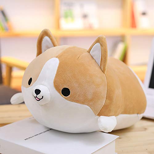 Uposao Hund Kuscheltier Plüschtier, Klein Shiba Inu Kissen Hundekissen Anime Gefülltes Corgi Hund Plüsch Kissen Weiche Schöne Schafskissen Kuscheltiere Puppen für Kinder Mädchen Geburtstagsgeschenke von Uposao