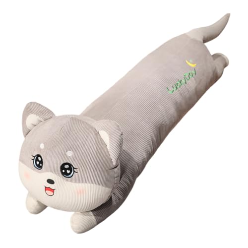 Uposao Kaninchen Plüschkissen Plüschtier 80 cm Stofftier Kawaii Elefant Plüschtier Husky Plüschtier Komfortkissen Geschenke für Kinder Mädchen von Uposao