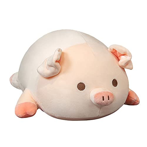 Uposao Schwein Kuscheltier, 50CM Kawaii liegend Schwein Plüschtier Plüsch Kissen Ausgestopftes Tier Kissen Kinder Plüsch Spielzeug Geschenk Plüschpuppe Stofftier Geschenk für Mädchen Jungen,#2 von Uposao