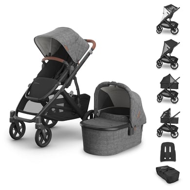 UPPAbaby Kinderwagen Vista V3 Greyson Charcoal Melange von Uppababy