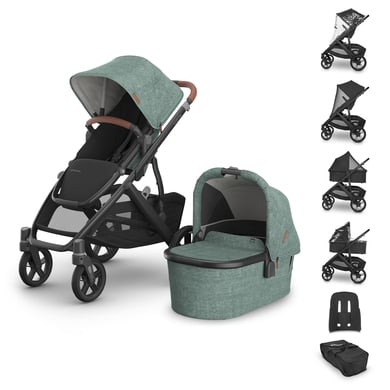 UPPAbaby Kinderwagen Vista V3 Gwen Green Mélange von Uppababy