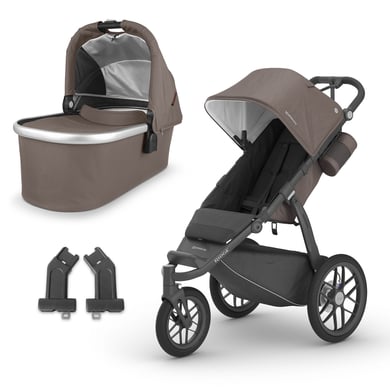 UPPAbaby Sportwagen inklusive Babywanne Ridge Theo Dark Taupe und Adapter von Uppababy