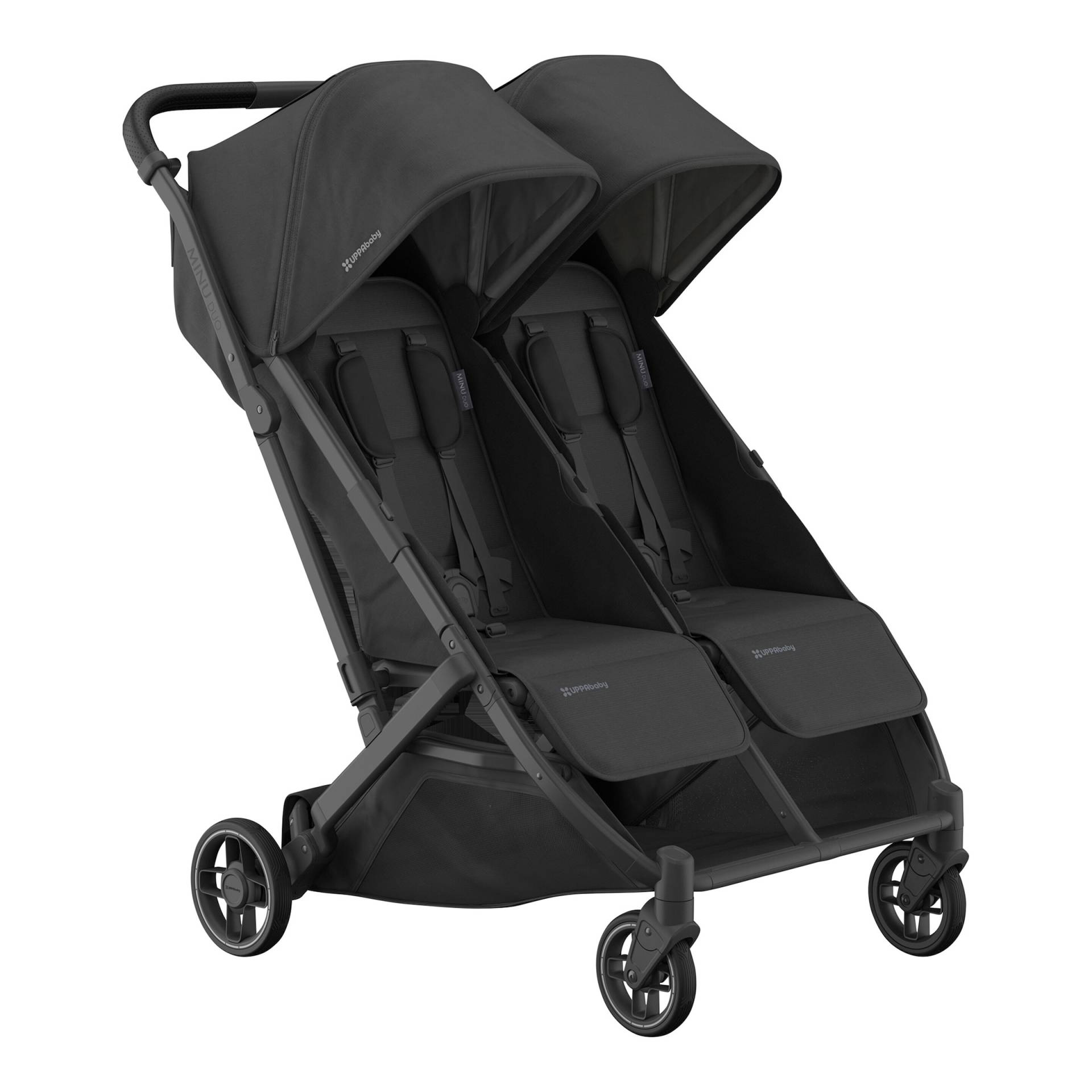 Uppababy Kinderwagen Zwillingswagen Minu Duo schwarz Uppababy Kinderwagen Zwillingswagen Minu Duo schwarz von Uppababy