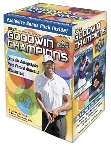 Upper Deck 2023 Goodwin Champions North America Mass Blaster Box: Rechteckiger Aufbewahrungskasten, Box, 14.5 x 10.5 x 3.5 cm von Upper Deck