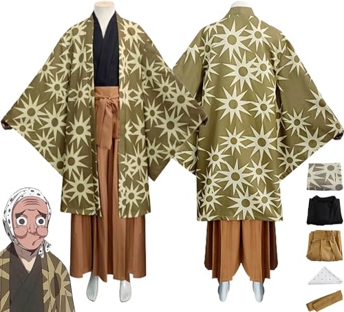 Anime Charakter Haganezuka Hotaru Cosplay Kostüm Outfit Dämonentöter Kamado Tanjirou Umhang Kimono Komplettset Halloween Party Karneval Dress Up Anzug von UqaBs