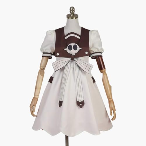 UqaBs Cosplay-Outfit-Set, Toilettengebundenes Hanako-Kun-Nene-Yashiro-Cosplay-Kostümkleid-Uniform mit Haarschmuck von UqaBs