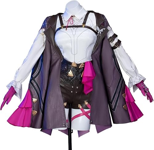 UqaBs Honkai Star Rail Cosplay Outfit, Honkai Star Rail Kafka Anime Halloween Weihnachten Cosplay Uniform Anzug von UqaBs