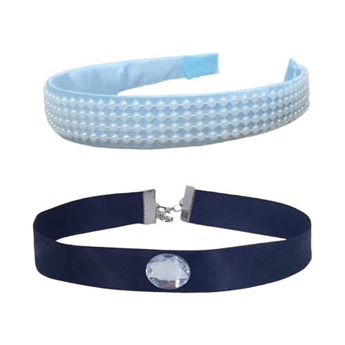 Uqezagpa Cinderalla Stirnband und Choker, Halsband, Cosplay-Kostüm, Zubehör für Kinder und Mädchen, verschiedene Anlässe, Verkleidungen, Urlaub, Feier, Stirnband Uqezagpa Cinderalla Stirnband und Choker, Halsband, Cosplay-Kostüm, Zubehör für Kinder und Mädchen, verschiedene Anlässe, Verkleidungen, Urlaub, Feier, Stirnband von Uqezagpa