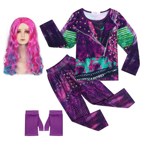 Uqezagpa Decendents Kostüme Cosplay Halloween Kostüm Isles of the Lost Audrey Descendant Mal für Kinder Mädchen Nachkommen Kostüme Uqezagpa Decendents Kostüme Cosplay Halloween Kostüm Isles of the Lost Audrey Descendant Mal für Kinder Mädchen Nachkommen Kostüme von Uqezagpa