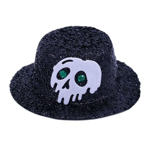 Uqezagpa Dekoratives Haar-Accessoire, kleine Hut-Clips, Minis, Zylinder-Clip, Skelettkappen, Haarspange, Halloween, Cosplay, Party, dekoratives Haar-Zubehör Uqezagpa Dekoratives Haar-Accessoire, kleine Hut-Clips, Minis, Zylinder-Clip, Skelettkappen, Haarspange, Halloween, Cosplay, Party, dekoratives Haar-Zubehör von Uqezagpa