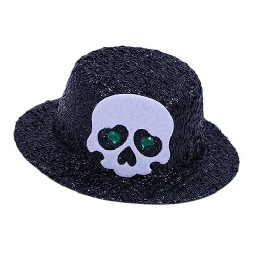 Uqezagpa Dekoratives Haar-Accessoire, kleine Hut-Clips, Minis, Zylinder-Clip, Skelettkappen, Haarspange, Halloween, Cosplay, Party, dekoratives Haar-Zubehör Uqezagpa Dekoratives Haar-Accessoire, kleine Hut-Clips, Minis, Zylinder-Clip, Skelettkappen, Haarspange, Halloween, Cosplay, Party, dekoratives Haar-Zubehör von Uqezagpa