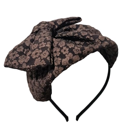 Uqezagpa Elegante Schleifen Stirnband Fascinator Hut für Frauen Kostüm Kopfschmuck Haarschmuck für Halloween Partys u von Uqezagpa