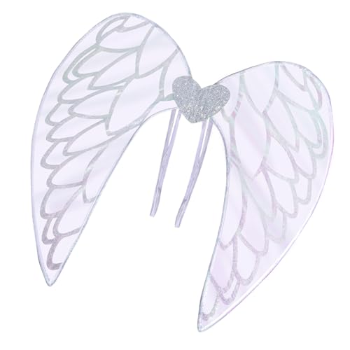 Uqezagpa Glitzernde Schmetterlingsfeen, Flügelengel für Damen, kleine Mädchen, Verkleidungszubehör, Halloween-Kostüme, Schmetterlingsfeen Uqezagpa Glitzernde Schmetterlingsfeen, Flügelengel für Damen, kleine Mädchen, Verkleidungszubehör, Halloween-Kostüme, Schmetterlingsfeen von Uqezagpa