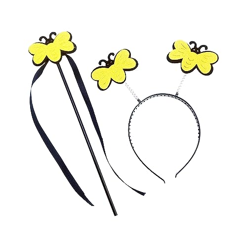 Uqezagpa Halloween-Haarband, Feen-Zauberstab-Set, Cosplay, Party, Kostüm, Festival, Urlaub, Requisiten, Kinder, Rollenspiel, Verkleidungszubehör, Dekorationen, Kostümzubehör, 2 Stück Uqezagpa Halloween-Haarband, Feen-Zauberstab-Set, Cosplay, Party, Kostüm, Festival, Urlaub, Requisiten, Kinder, Rollenspiel, Verkleidungszubehör, Dekorationen, Kostümzubehör, 2 Stück von Uqezagpa