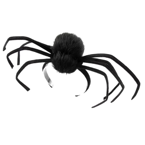 Uqezagpa Halloween Spinnen Stirnband Tag des Todes Gruseliges Arachnid Haarband Cosplay Kostüm Kopfschmuck für Erwachsene Festival von Uqezagpa