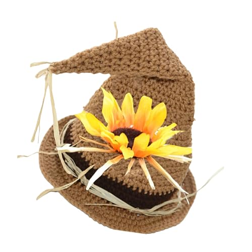 Uqezagpa Handgefertigter Häkel-Hexenhut für Kinder, für Festival, Halloween, Erntedankfest, Party, Fotoshootings, Requisiten, Kinder, spitze Foto-Requisiten, Kinder Uqezagpa Handgefertigter Häkel-Hexenhut für Kinder, für Festival, Halloween, Erntedankfest, Party, Fotoshootings, Requisiten, Kinder, spitze Foto-Requisiten, Kinder von Uqezagpa