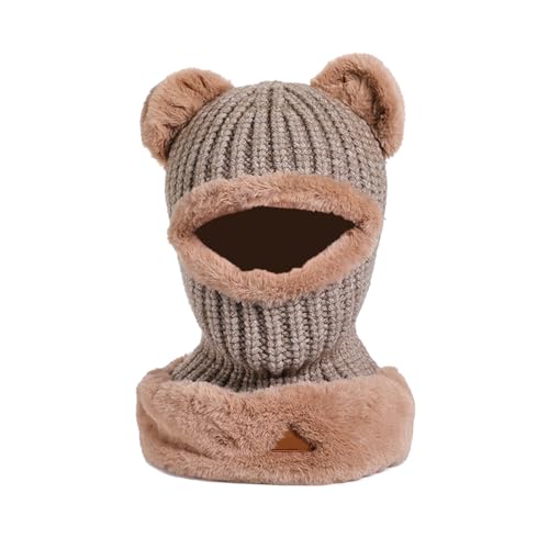 Uqezagpa Hut mit Bärenmuster, für Erwachsene, weicher Plüsch, dick, vielseitig, stilvoll für Damen und Kinder, Party-Spaß-Hut Uqezagpa Hut mit Bärenmuster, für Erwachsene, weicher Plüsch, dick, vielseitig, stilvoll für Damen und Kinder, Party-Spaß-Hut von Uqezagpa