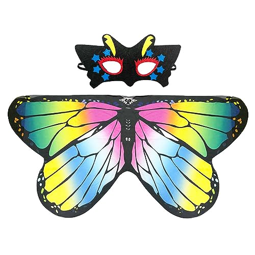 Uqezagpa Schal mit Schmetterlings-Flügeln, Halloween, Cosplay, Feenengel-Aufführungen, Kostüm, Festival, Bühnenrequisite, Verkleidung, Geburtstagsparty, für Damen, Mädchen, Kinder, für Kostüme Uqezagpa Schal mit Schmetterlings-Flügeln, Halloween, Cosplay, Feenengel-Aufführungen, Kostüm, Festival, Bühnenrequisite, Verkleidung, Geburtstagsparty, für Damen, Mädchen, Kinder, für Kostüme von Uqezagpa