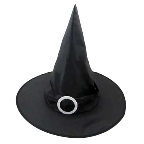 Uqezagpa Schöner Hexenhut Schwarzer Halloween Unisex Persönlichkeit Hexen Atmungsaktiven Für Halloween Feierlichkeiten von Uqezagpa