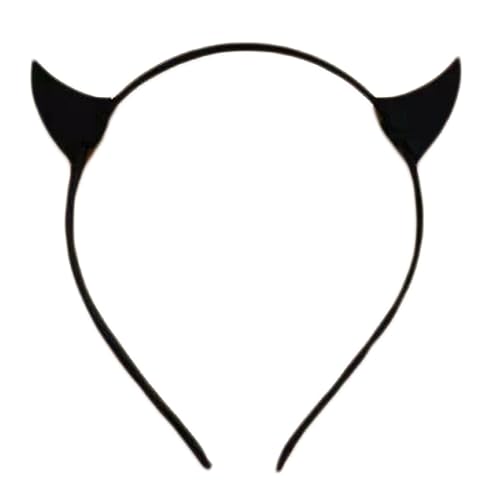Uqezagpa Schwarzes Horn-Stirnband, Tier, cooler Teufel, Cartoon, Rollenspiel, Haarband für Bühne, Kinderkostüm, Haarschmuck, Teufelskopfschmuck Uqezagpa Schwarzes Horn-Stirnband, Tier, cooler Teufel, Cartoon, Rollenspiel, Haarband für Bühne, Kinderkostüm, Haarschmuck, Teufelskopfschmuck von Uqezagpa