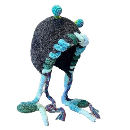 Uqezagpa Stilvolle Monster-Plüsch-Hut, Bühnenauftritte, weicher Pferdeschwanz, Lolitas für Kinder und Jugendliche, trendiger Cartoon-Hut Uqezagpa Stilvolle Monster-Plüsch-Hut, Bühnenauftritte, weicher Pferdeschwanz, Lolitas für Kinder und Jugendliche, trendiger Cartoon-Hut von Uqezagpa