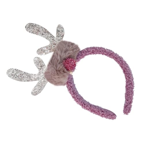 Uqezagpa Weihnachts-Rentier-Stirnband mit Ohren, festliches Elch-Kostüm, Haarschmuck, Kopfschmuck, Dekoration für Kinder, Urlaub, Party, Hirschkostüm Uqezagpa Weihnachts-Rentier-Stirnband mit Ohren, festliches Elch-Kostüm, Haarschmuck, Kopfschmuck, Dekoration für Kinder, Urlaub, Party, Hirschkostüm von Uqezagpa
