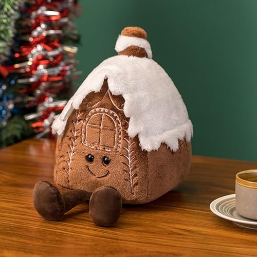 Urijk Weihnachtspuppe Weihnachtsbär Weicher Plüsch Weihnachten Weihnachtsbaum Lebkuchenhaus Puppe Kinder Ragdoll Weihnachten Weihnachtskranz Kinder von Urijk