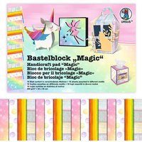 Bastelblock Magie, 16 Blatt, 24cm x 34cm, 300g/m² von Ursus