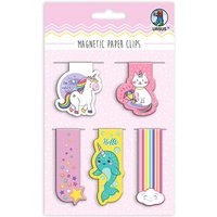 Magnetische Lesezeichen Magic im 5er Pack, ca. 4,5cm bis 6cm von Ursus