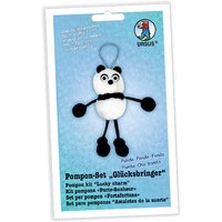 Pompon-Glücksbringer Bastelset "Panda" von Ursus