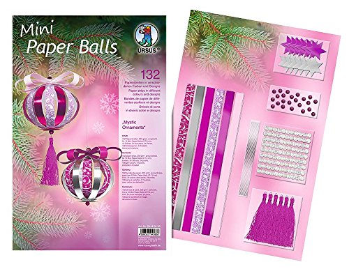 URSUS Designstreifen Mini Paper Balls "Mystic Ornaments" von Ursus