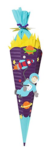 Ursus 9850010 - Schultüte Bastelset Astronaut, sechseckig, Höhe ca. 68 cm, Duchmesser ca. 20 cm, inklusive Bastelanleitung und Vorlagebogen, zum Selbstbasteln, ideal für die Einschuluung Ursus 9850010 - Schultüte Bastelset Astronaut, sechseckig, Höhe ca. 68 cm, Duchmesser ca. 20 cm, inklusive Bastelanleitung und Vorlagebogen, zum Selbstbasteln, ideal für die Einschuluung von Ursus