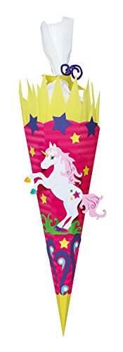 Ursus 9850011 - Schultüte Bastelset Einhorn, sechseckig, Höhe ca. 68 cm, Duchmesser ca. 20 cm, inklusive Bastelanleitung und Vorlagebogen, zum Selbstbasteln, ideal für die Einschuluung Ursus 9850011 - Schultüte Bastelset Einhorn, sechseckig, Höhe ca. 68 cm, Duchmesser ca. 20 cm, inklusive Bastelanleitung und Vorlagebogen, zum Selbstbasteln, ideal für die Einschuluung von Ursus