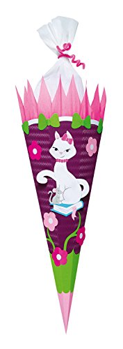 Ursus 9850013 - Schultüte Bastelset Katze, sechseckig, Höhe ca. 68 cm, Duchmesser ca. 20 cm, inklusive Bastelanleitung und Vorlagebogen, zum Selbstbasteln, ideal für die Einschuluung Ursus 9850013 - Schultüte Bastelset Katze, sechseckig, Höhe ca. 68 cm, Duchmesser ca. 20 cm, inklusive Bastelanleitung und Vorlagebogen, zum Selbstbasteln, ideal für die Einschuluung von Ursus