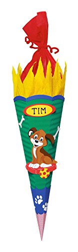 Ursus 9850018 - Schultüten Bastelset Hund 6-eckig, 68 cm, bunt von Ursus