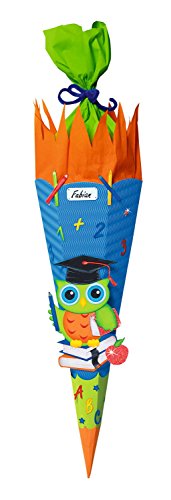 Ursus 9850023 - Schultüte Bastelset Eule 2, sechseckig, Höhe ca. 68 cm, Duchmesser ca. 20 cm, inklusive Bastelanleitung und Vorlagebogen, zum Selbstbasteln, ideal für die Einschuluung Ursus 9850023 - Schultüte Bastelset Eule 2, sechseckig, Höhe ca. 68 cm, Duchmesser ca. 20 cm, inklusive Bastelanleitung und Vorlagebogen, zum Selbstbasteln, ideal für die Einschuluung von Ursus