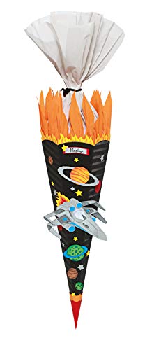 Ursus 9850036 - Schultüte Bastelset Starfighter, sechseckig, Höhe ca. 68 cm, Duchmesser ca. 20 cm, inklusive Bastelanleitung und Vorlagebogen, zum Selbstbasteln, ideal für die Einschuluung Ursus 9850036 - Schultüte Bastelset Starfighter, sechseckig, Höhe ca. 68 cm, Duchmesser ca. 20 cm, inklusive Bastelanleitung und Vorlagebogen, zum Selbstbasteln, ideal für die Einschuluung von Ursus