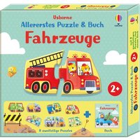 Allererstes Puzzle & Buch: Fahrzeuge von Usborne Publishing