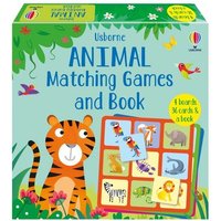 Animal Matching Games and Book von Usborne Publishing