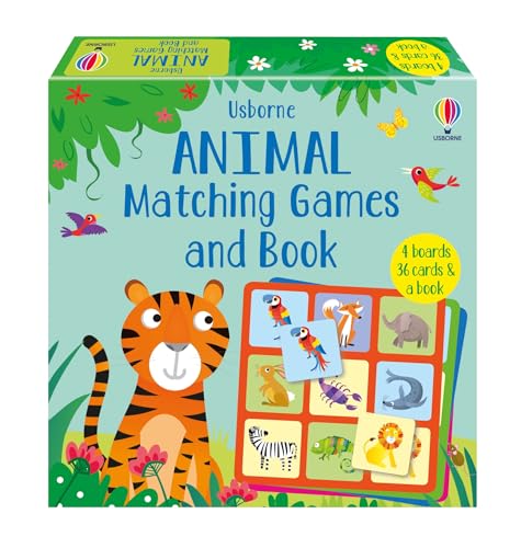 Animal Matching Games and Book von Usborne Publishing