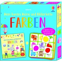 Mein buntes Memo und Bilderlotto: Farben von Usborne Publishing