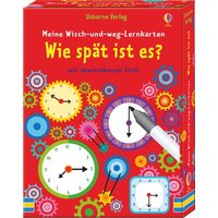 Meine Wisch-und-weg-Lernkarten: Wie spät ist es? von Usborne Verlag